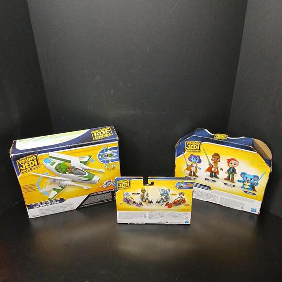 Lot of 3 Star Wars Young Jedi Adventures Toys, Packaging Damaged, Kai & Friends - Picture 6 of 8